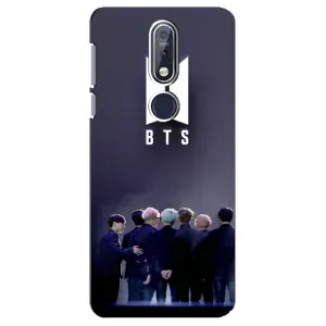 Чохли BTS для Nokia 7 2018, 7.1 (AlphaPrint) (Група BTS)