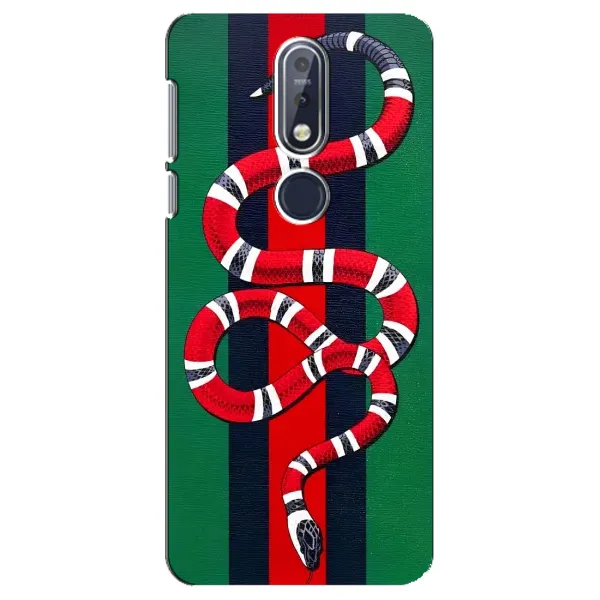 Чехол с принтом «Gucci змия» для Nokia 7.1 (2018)