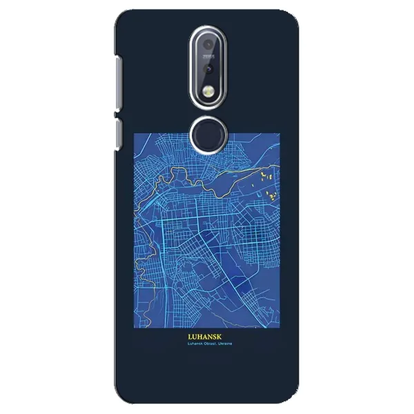 Чехол с принтом «Гуганск» для Nokia 7.1 (2018)