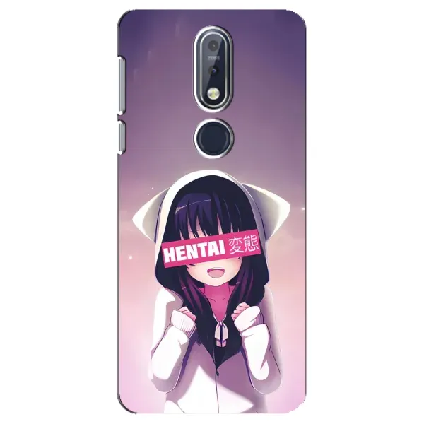 Чехол с принтом «Hentai chan» для Nokia 7.1 (2018)