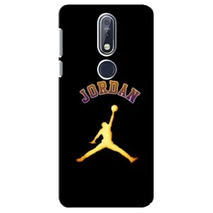 Чехлы для Nokia 7 2018, 7.1 - с картинкой JORDAN (AlphaPrint) (Jordan Gold)