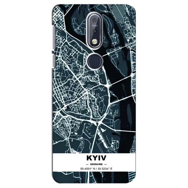 Чехол с принтом «Киев» для Nokia 7.1 (2018)