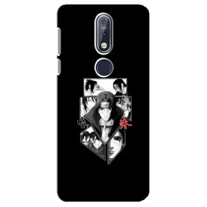 Чохли на тему: Ітачи Учіха для Nokia 7 2018, 7.1 (AlphaPrint) (колаж Ітачі)