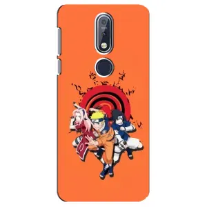 Naruto Anime Чохли для Нокіа 7.1 (AlphaPrint) (команда Наруто)