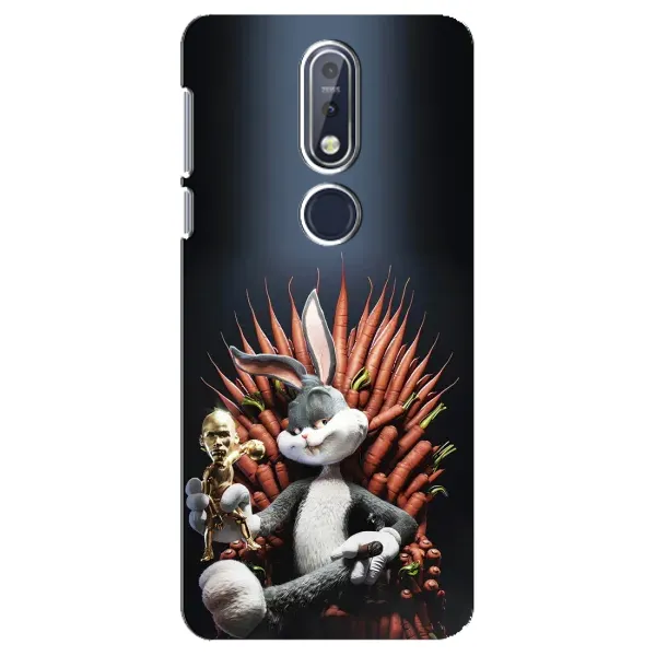 Чехол с принтом «Король Кролик» для Nokia 7.1 (2018)