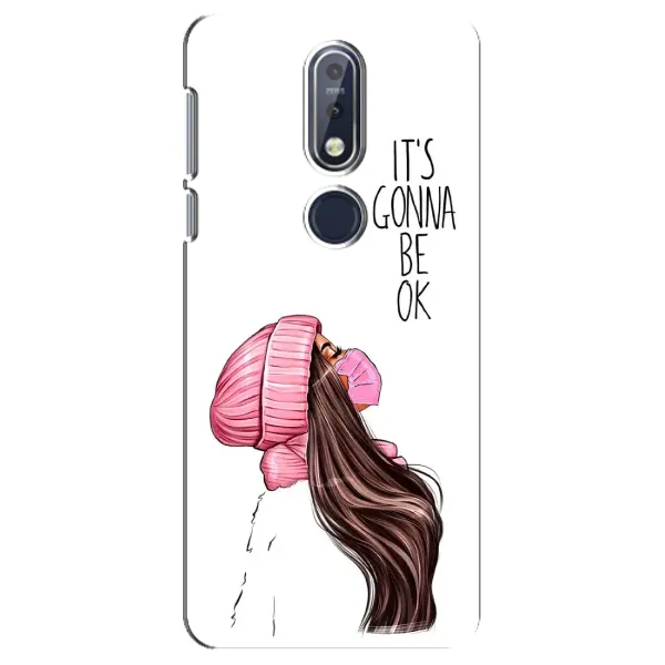 Чехол с принтом «Коронавирус» для Nokia 7.1 (2018)