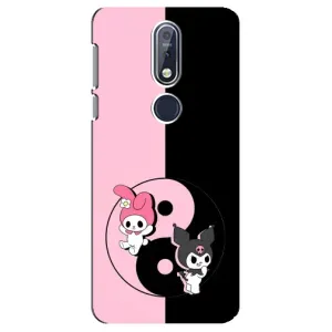 Чехол с кроликом Куроми на Nokia 7 2018, 7.1 (Куроми Инь Янь)