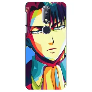 Чехлы Персонажи Аниме Наруто для Nokia 7 2018, 7.1 (AlphaPrint) (Леви Аккерман)