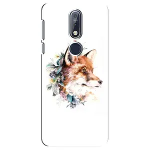 Чохли з картинкою Лисичка для Nokia 7 2018, 7.1 (VPrint) (Лиса в квітах)
