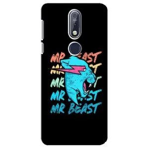 Чехлы Мистер Бист для Нокиа 7 2018, 7.1 (logo Mr beast)