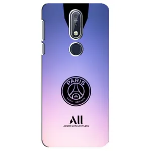 Чохли PSG для Nokia 7 2018, 7.1 (AlphaPrint) (лого PSG)