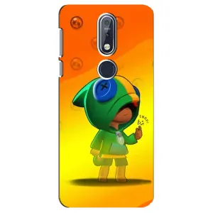 Чехол для Nokia 7 2018, 7.1 Бравл Старс (VPrint) (Хлопчик Леон)