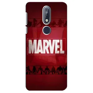 Чехол МАРВЕЛ для Нокиа 7 2018, 7.1 (AlphaPrint) (MARVEL)
