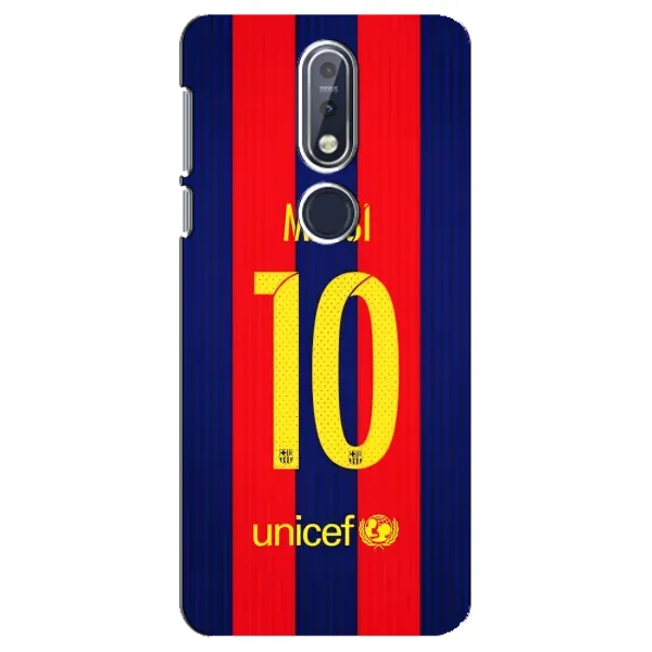 Чехол с принтом «Messi Barca 10» для Nokia 7.1 (2018) Чехол с принтом «Messi Barca 10» для Nokia 7.1 (2018)
