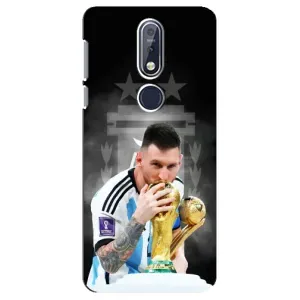 Чехлы для Nokia 7 2018, 7.1 (Leo чемпион) (AlphaPrint) (Месси Чемпион)