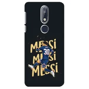 Чехлы для Nokia 7 2018, 7.1 (Leo чемпион) (AlphaPrint) (Messi ПСЖ)
