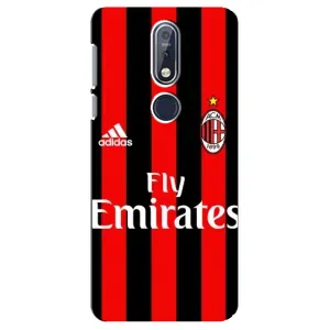 Чохли для Nokia 7 2018, 7.1 (VPrint) - Футбольні клуби (Milan)