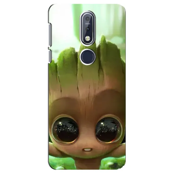 Чехол с принтом «Милый Грут» для Nokia 7.1 (2018)
