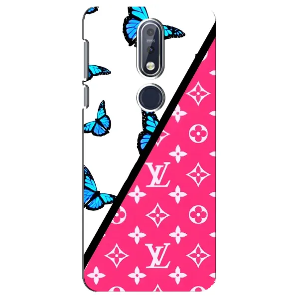 Чехол с принтом «Мода LV» для Nokia 7.1 (2018)