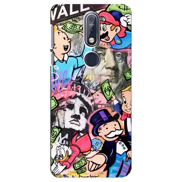 Чехол с принтом «Monopoly man» для Nokia 7.1 (2018)