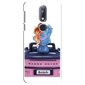 Чехол с печатью для Nokia 7 2018, 7.1 - (Мода) (AlphaPrint) (На машине)