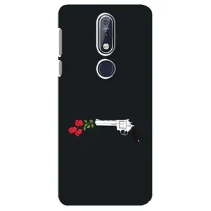 Чехлы (ART) Цветы на Nokia 7 2018, 7.1 (VPrint) (Неочікувані квіти)