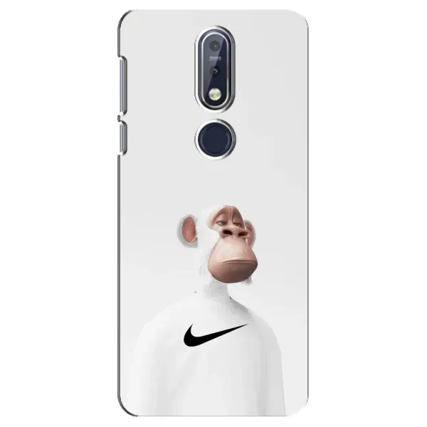 Чохол з принтом «мавпа NFT Nike» для Nokia 7.1 (2018)