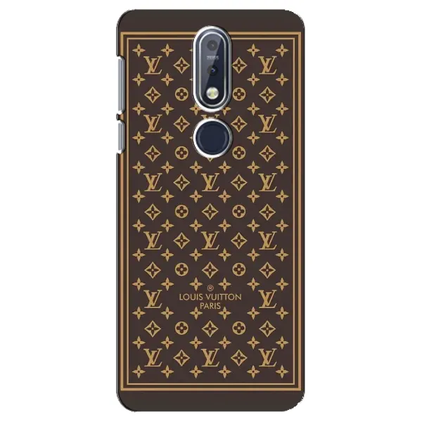 Чохол з принтом «шпалери LV» для Nokia 7.1 (2018)