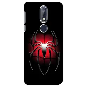 Чехол с человеком пауком для Nokia 7 2018, 7.1 - (AlphaPrint) (Паук марвел)
