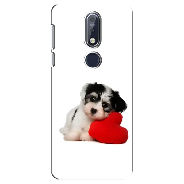 Чохол з принтом «Песик» для Nokia 7.1 (2018)