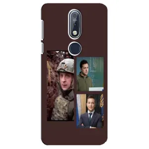 Чохол для Nokia 7 2018, 7.1 (AlphaPrint - с принтом Зеленського) (Президент)