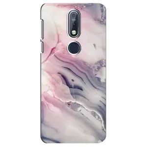 Мраморний чехол на Nokia 7 2018, 7.1 (VPrint) (Пурпурний Мрамор)