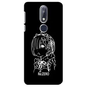 Чехлы Персонажи Аниме Наруто для Nokia 7 2018, 7.1 (AlphaPrint) (Re: Zero)