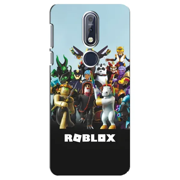 Чехол с принтом «ROBLEX» для Nokia 7.1 (2018)