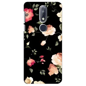 Чохли з квітами для Nokia 7 2018, 7.1 (VPrint) (Трояндочки)