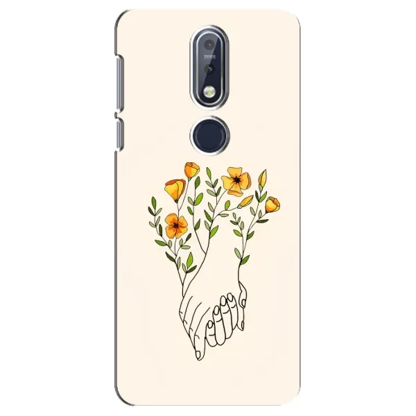 Чехол с принтом «Руки любви» для Nokia 7.1 (2018)
