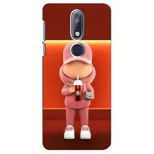 Круті Чохли Луі Віттон для Nokia 7 2018, 7.1 (AlphaPrint) (З Кавою)