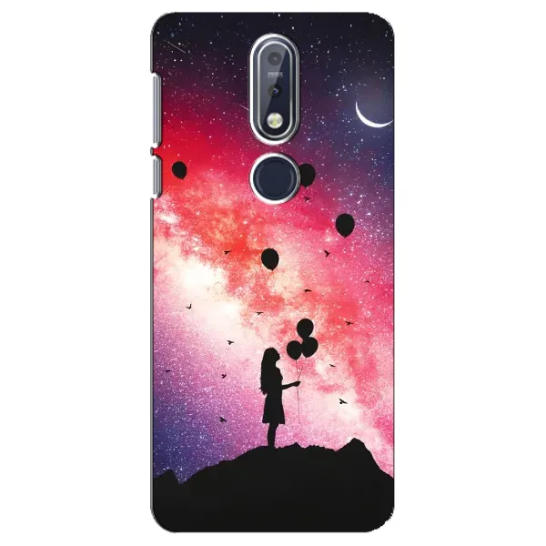 Чехол с принтом «С шариками» для Nokia 7.1 (2018)