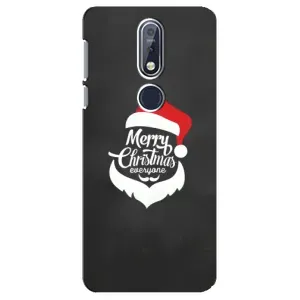 Різдвяні Чохли для Nokia 7 2018, 7.1 (VPrint) (Санта Крісмас)