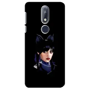 Чохли Венсдей на Nokia 7 2018, 7.1 Уенсдей (AlphaPrint) (серйозна Венздей)