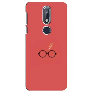 Чохли з Гаррі Поттером для Nokia 7 2018, 7.1 (AlphaPrint) (шрам та окуляри)
