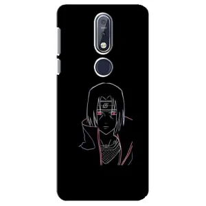 Чохли на тему: Ітачи Учіха для Nokia 7 2018, 7.1 (AlphaPrint) (силует Ітачі)