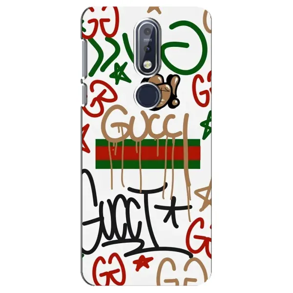 Чехол с принтом «Стиль GUUCI» для Nokia 7.1 (2018)