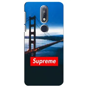 Чеохол для Nokia 7 2018, 7.1 з картинкою Supreme (AlphaPrint) (Стиль Supreme)