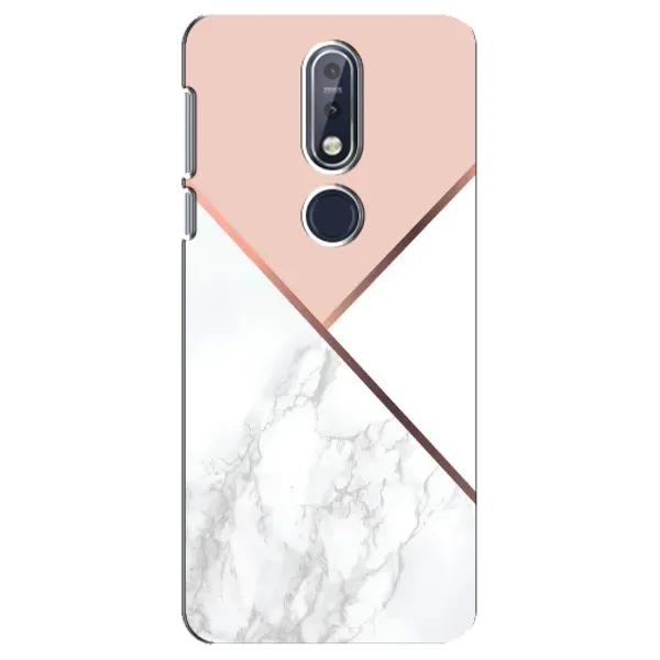 Чехол с принтом «Тройной мрамор» для Nokia 7.1 (2018)
