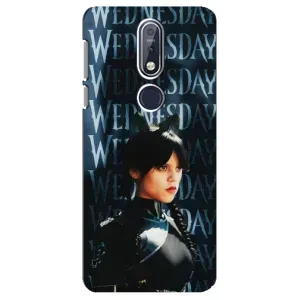 Чохли Венсдей на Nokia 7 2018, 7.1 Уенсдей (AlphaPrint) (Венздей кішка)