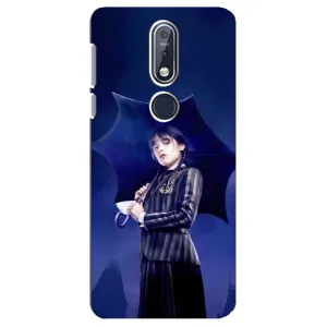 Силиконовый чехол с картинкой для Nokia 7 2018, 7.1 (Венсдей)