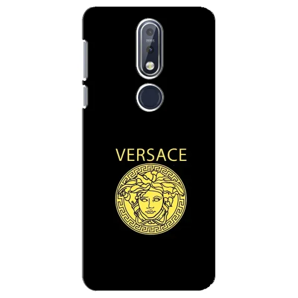 Чехол с принтом «Versace» для Nokia 7.1 (2018)