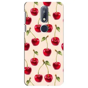 Чохли з фруктами для Nokia 7 2018, 7.1 (VPrint) (Черешня)