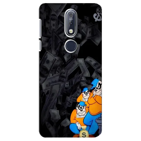 Чехол с принтом «Воры» для Nokia 7.1 (2018)